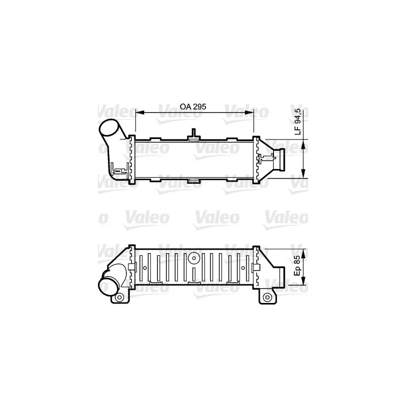 Intercooler, échangeur VALEO 817766