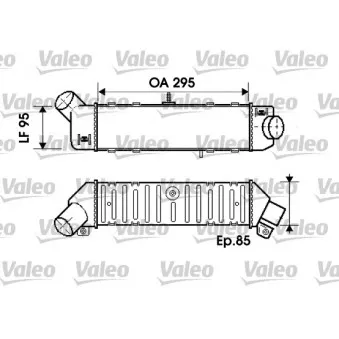 Intercooler, échangeur VALEO 817767
