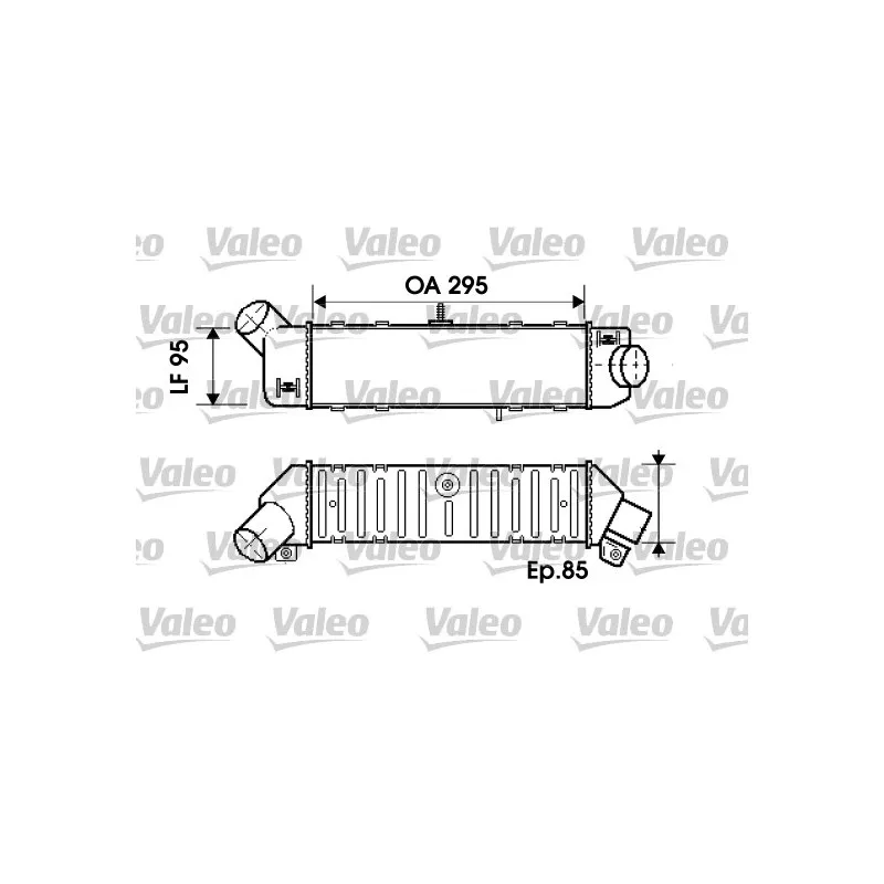 Intercooler, échangeur VALEO 817767