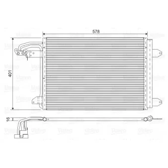 Condenseur, climatisation VALEO 817777