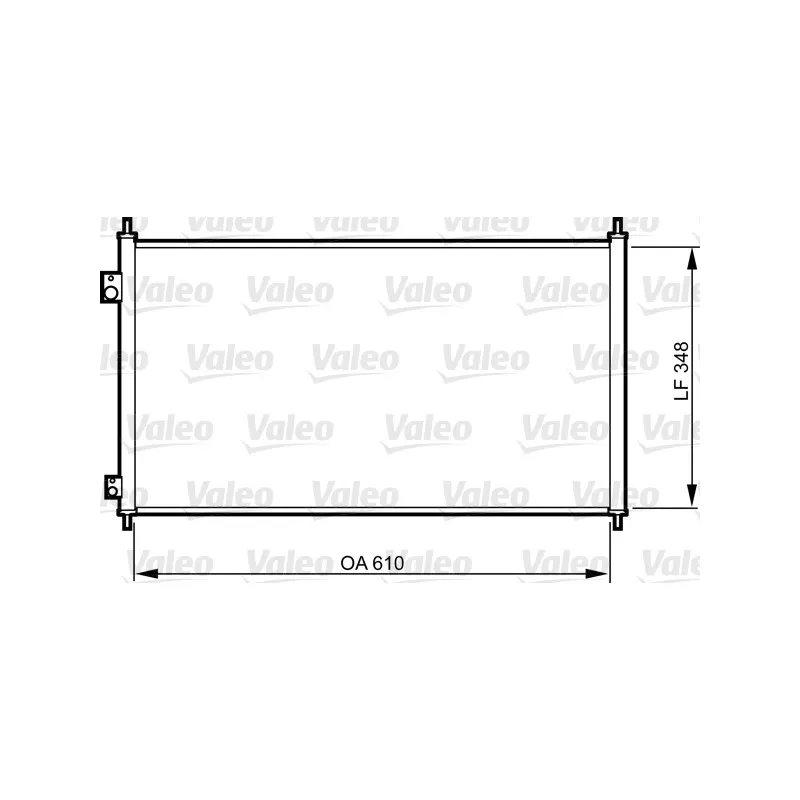 Condenseur, climatisation VALEO 817780
