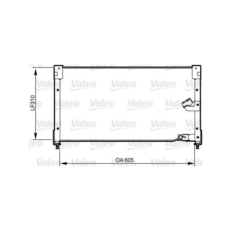 Condenseur, climatisation VALEO 817781