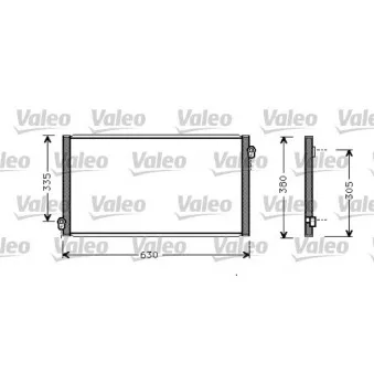 Condenseur, climatisation VALEO 817783