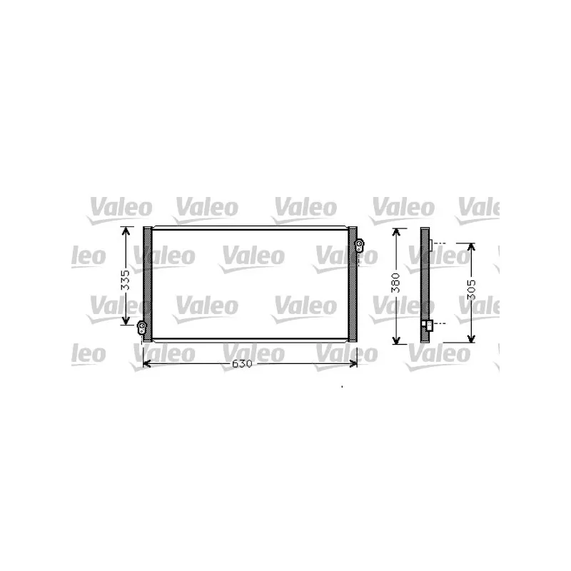 Condenseur, climatisation VALEO 817783