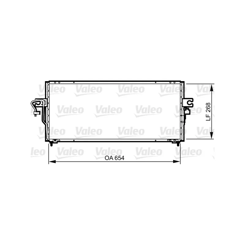 Condenseur, climatisation VALEO 817792