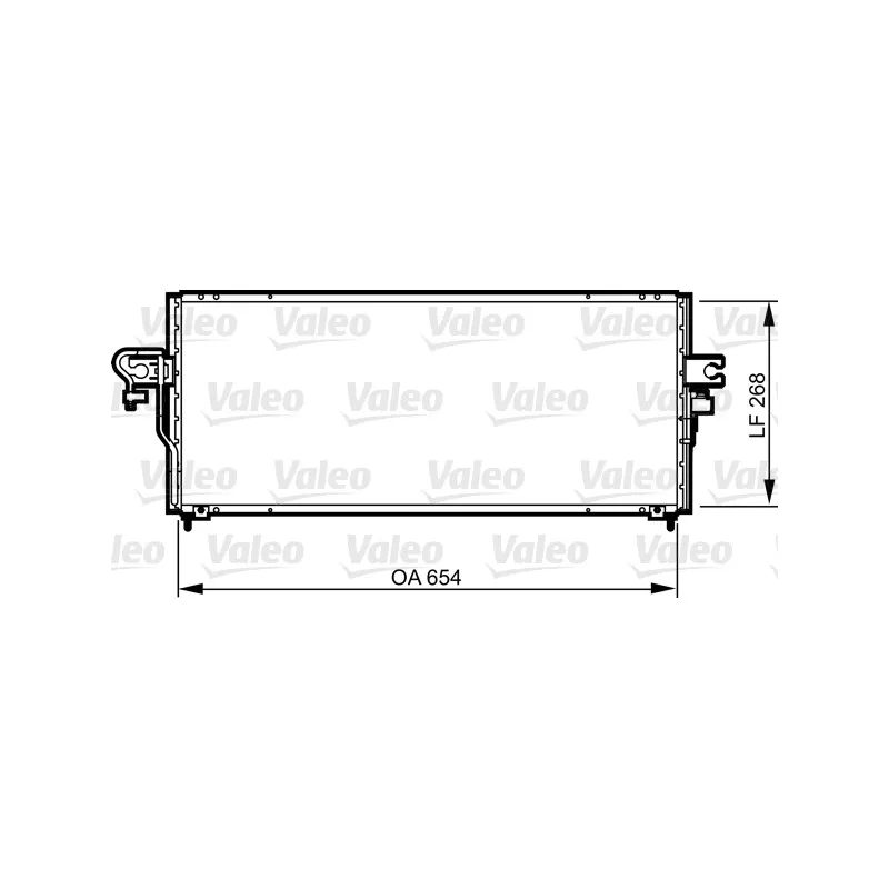Condenseur, climatisation VALEO 817794