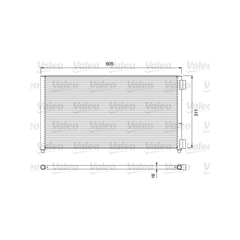 Condenseur, climatisation VALEO 817799