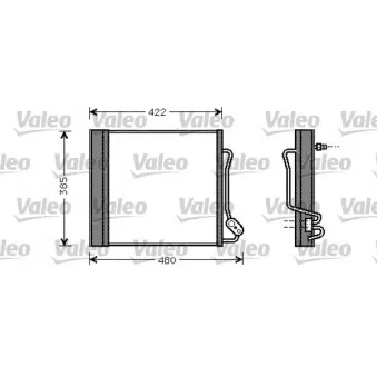 Condenseur, climatisation VALEO 817801