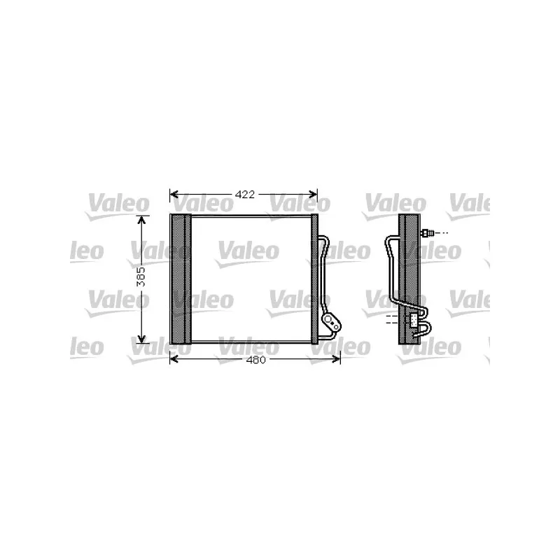 Condenseur, climatisation VALEO 817801
