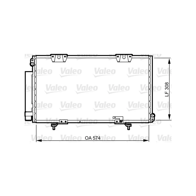 Condenseur, climatisation VALEO 817803