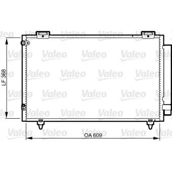 Condenseur, climatisation VALEO 817805