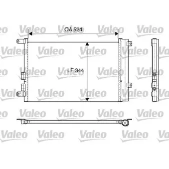 Condenseur, climatisation VALEO 817818