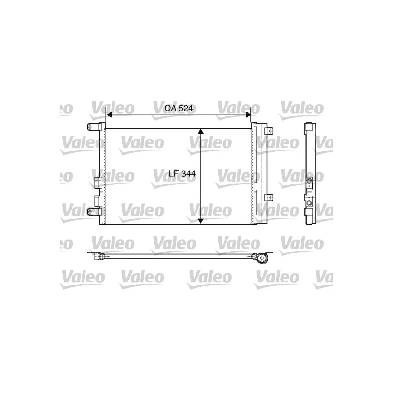 Condenseur, climatisation VALEO 817818