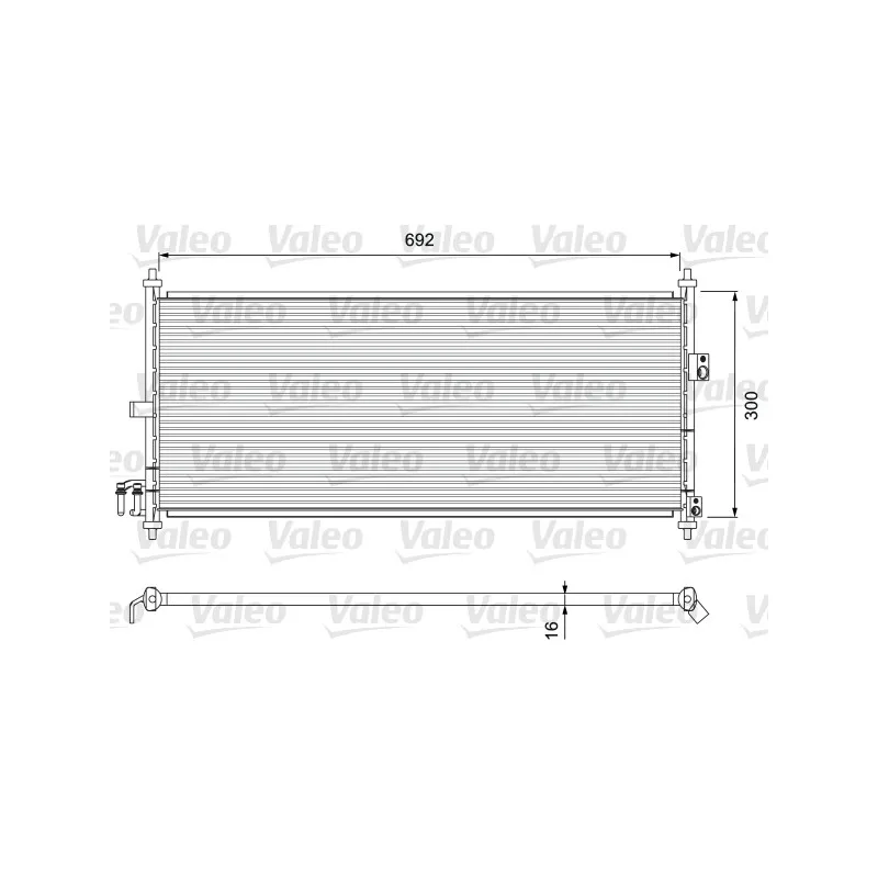 Condenseur, climatisation VALEO 817823