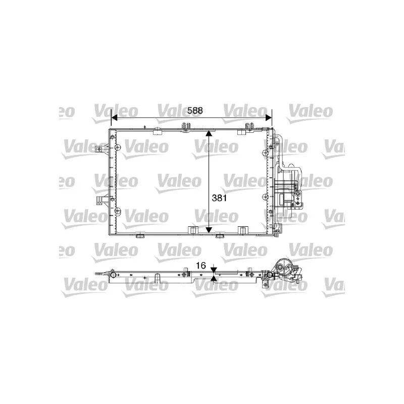 Condenseur, climatisation VALEO 817843