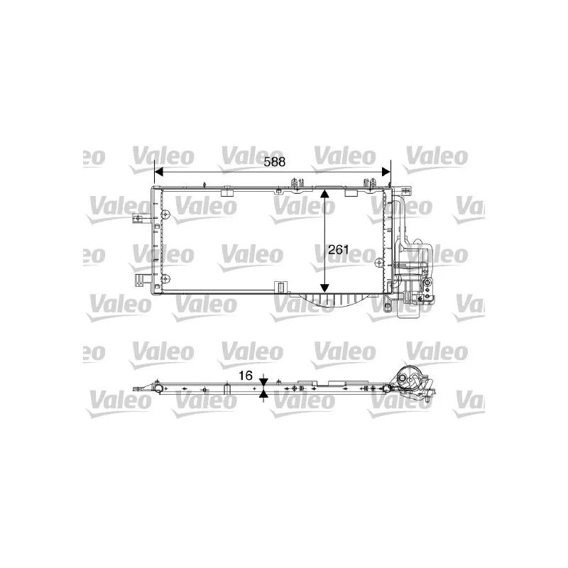 Condenseur, climatisation VALEO 817844