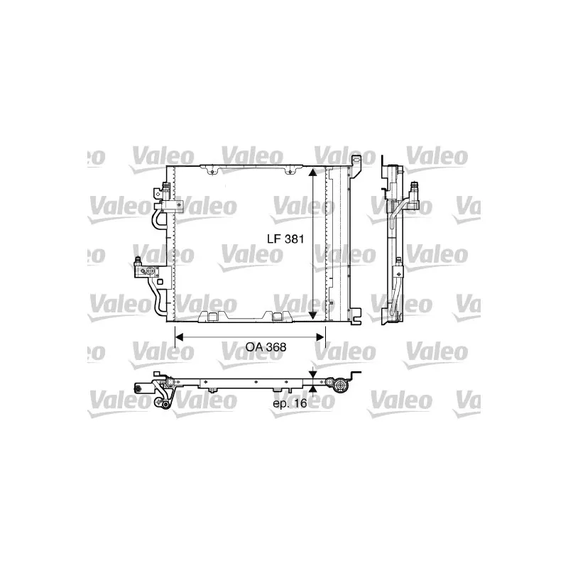 Condenseur, climatisation VALEO 817847