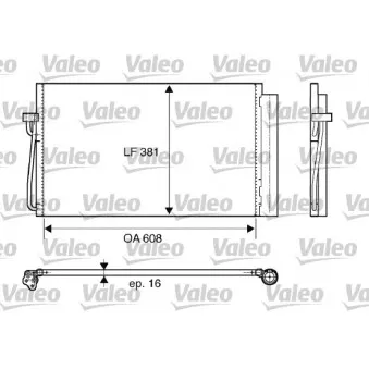 Condenseur, climatisation VALEO 817851