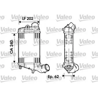 Intercooler, échangeur VALEO 817861