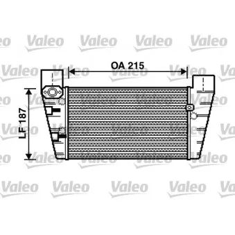 Intercooler, échangeur VALEO 817867