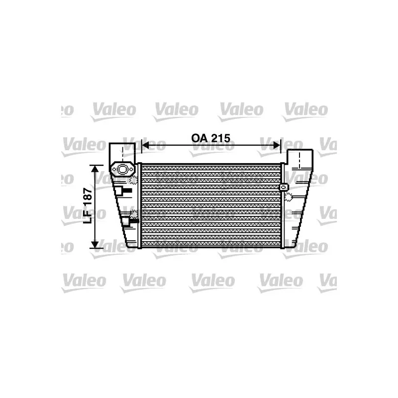 Intercooler, échangeur VALEO 817867