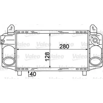 Intercooler, échangeur VALEO 817872