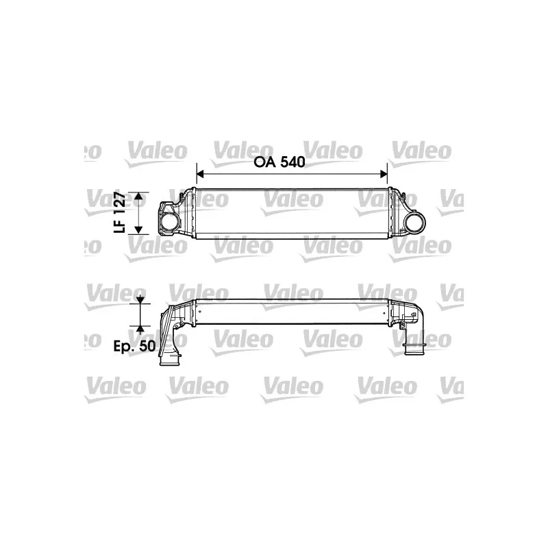 Intercooler, échangeur VALEO 817874