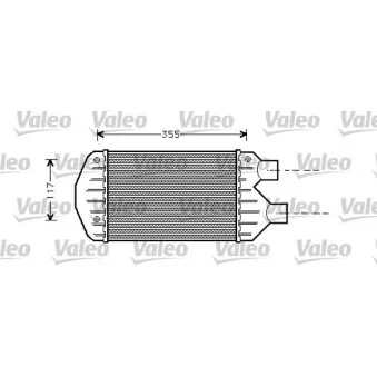 Intercooler, échangeur VALEO 817881