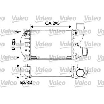 Intercooler, échangeur VALEO 817883
