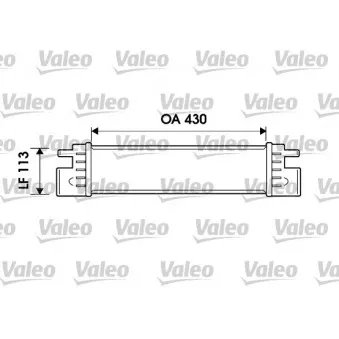 Intercooler, échangeur VALEO 817903