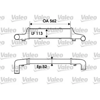 Intercooler, échangeur VALEO 817905