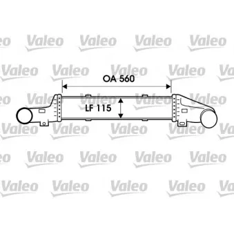 Intercooler, échangeur VALEO 817907
