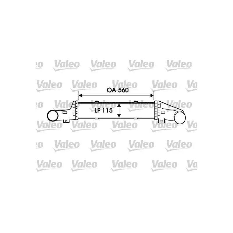 Intercooler, échangeur VALEO 817907
