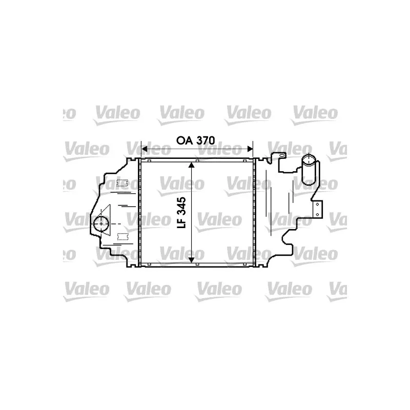 Intercooler, échangeur VALEO 817923