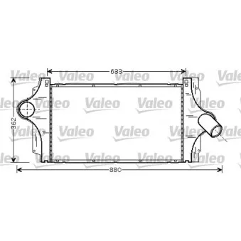 Intercooler, échangeur VALEO 817925