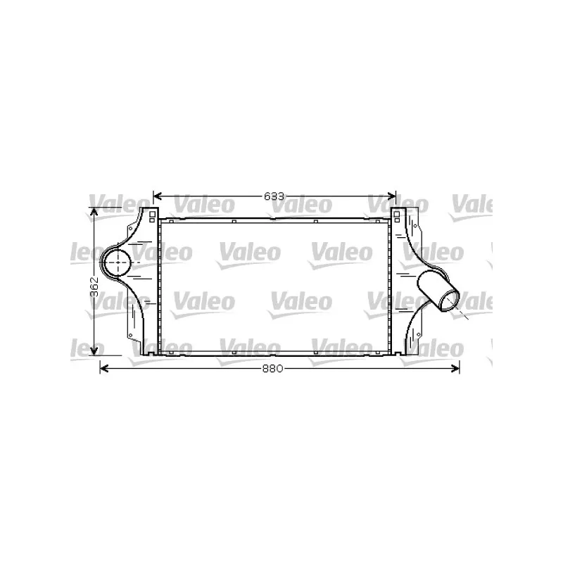 Intercooler, échangeur VALEO 817925