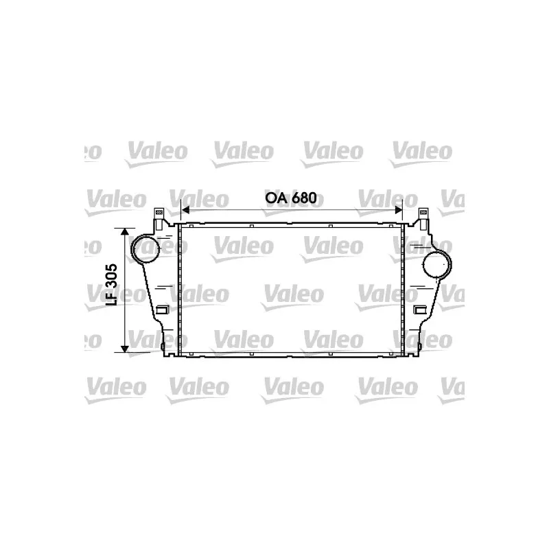 Intercooler, échangeur VALEO 817926
