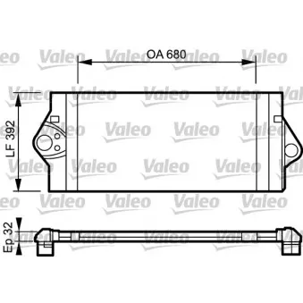 Intercooler, échangeur VALEO 817927