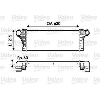 Intercooler, échangeur VALEO 817941