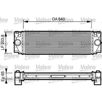 Intercooler, échangeur VALEO 817994