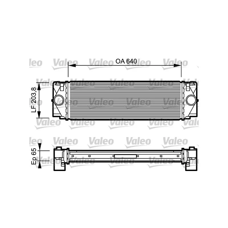 Intercooler, échangeur VALEO 817994