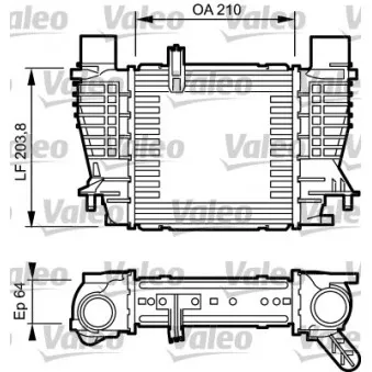 Intercooler, échangeur VALEO