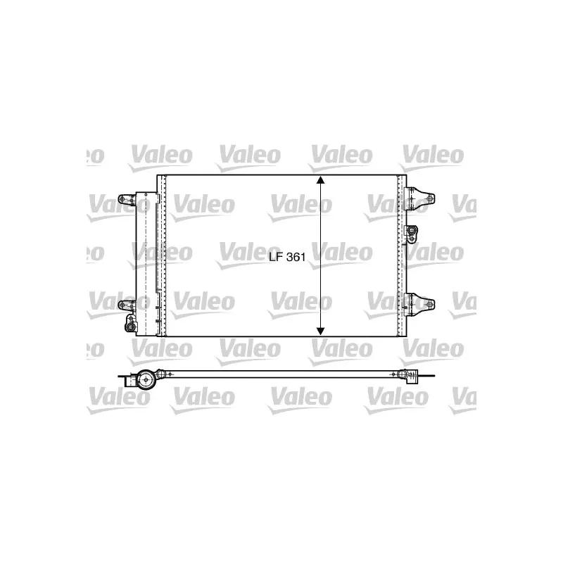 Condenseur, climatisation VALEO 818004
