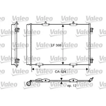 Condenseur, climatisation VALEO 818015