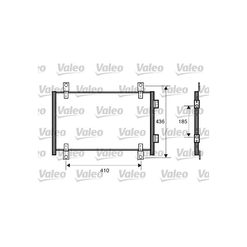 Condenseur, climatisation VALEO 818018