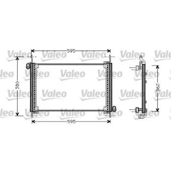 Condenseur, climatisation VALEO 818019