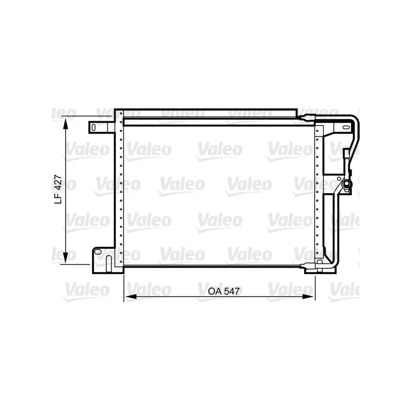 Condenseur, climatisation VALEO 818024