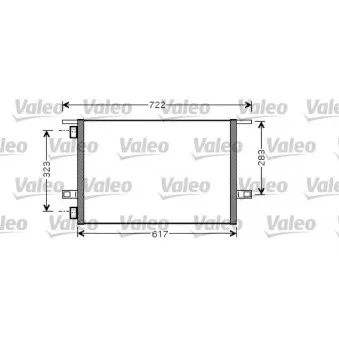 Condenseur, climatisation VALEO 818028