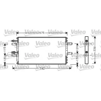 Condenseur, climatisation VALEO 818030