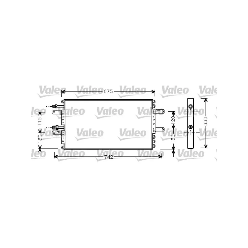 Condenseur, climatisation VALEO 818030